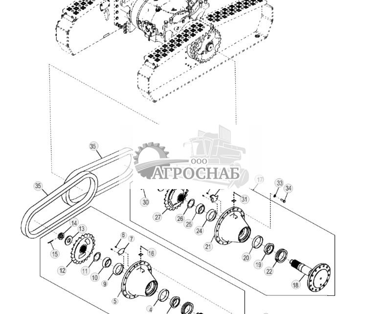 Мост и приводная цепь ( - XXXXXX) - ST862661 14.jpg